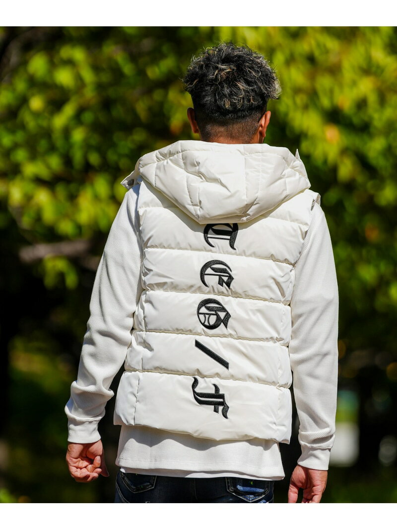 Retro Engine RTEG BACK/V OE VEST アダムスジャグラー ジャケット・アウター ダウンジャケット・ダウ..