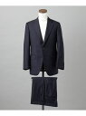 GOTAIRIKU 【Loro Piana Fabric】365 通年スーツ(ネイビー×格子) ゴタイリク スーツ・フォーマル セットアップスーツ ネイビー【送...
