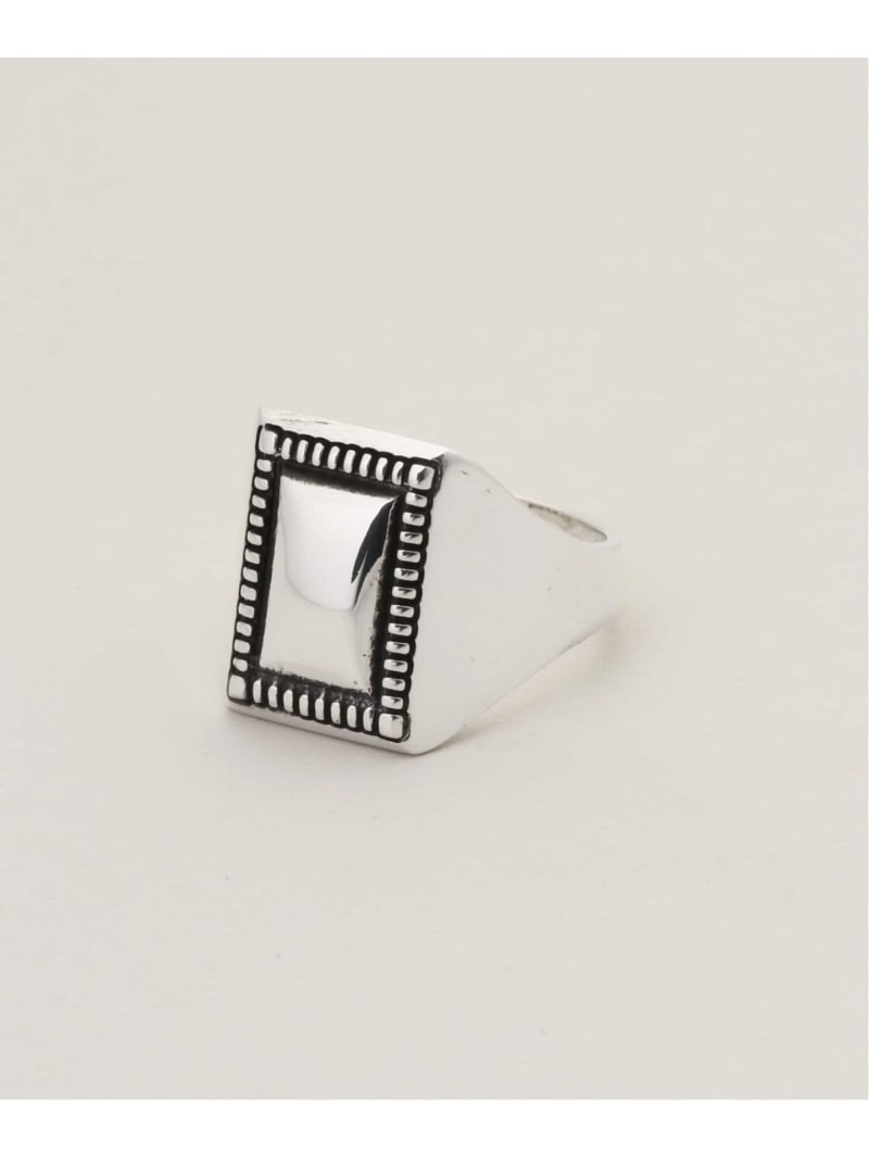 WORLDLY-WISE 【 XOLO JEWERLY / ショロ ジュエリー 】Square Mirror Ring ワールドリーワイズ アクセサリー・腕時計 リング・指輪 シルバー【送料無料】