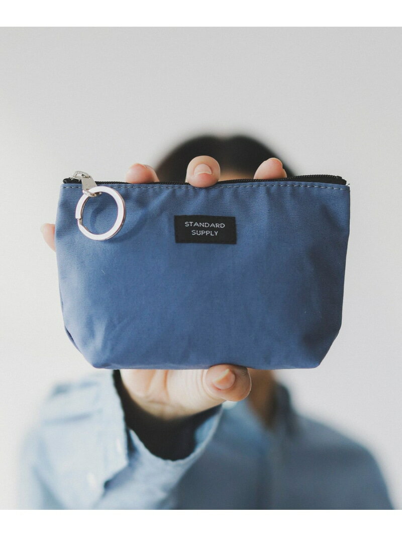 bPr BEAMS 【別注】STANDARD SUPPLY / フラット ポーチ M ビームス メン 財布・ポーチ・ケース ポーチ オレンジ ブラック ピンク ブルー