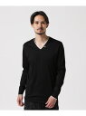 ROYAL FLASH FranCisT_MOR.K.S./フランシスト モークス/FAKE LAYERED V-NECK LONGSLEEVE T-SHIRT/M ロイヤルフラッシュ トップス カットソー Tシャツ ブラック ホワイト【送料無料】