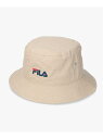 FILA FILA OC.TWILL BUCKET オーバーライド 帽子 ハット ベージュ ブラック パープル イエロー ネイビー ホワイト【送料無料】