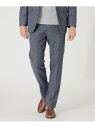 【SALE/27%OFF】THE SCOTCH HOUSE 【Adjustable Fit】【セットアップ対応可能】ファントムトラウザーズ ザ・スコッチハウス パンツ スラックス・ドレスパンツ ホワイト ブルー【RBA_E】【送料無料】