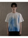 WEGO MEN'S グラフィックボクシーT(SS) ウィゴー トップス カットソー・Tシャツ ホワイト ブラック