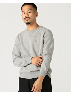 BEAMS MEN REMI RELIEF×BEAMS PLUS / 別注 クルーネック スウェット ビームス メン カットソー スウェット ホワイト グレー ブラック グリーン カーキ ネイビー パープル【送料無料】
