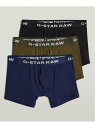 G-Star RAW 【公式ショップ】BOXER BRIEFS 3 PACK MULTIPLE/ボクサーパンツ3枚パック ジースターロゥ インナー・ルームウェア...
