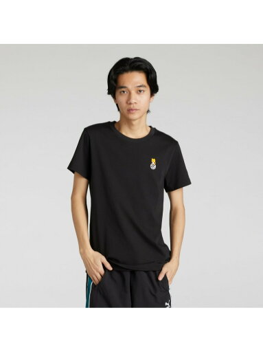 【SALE/30%OFF】PUMA ユニセックス NEKO-san x DYLAN ワンポイント 半袖 スリム Tシャツ プーマ トップス カットソー・Tシャツ ブラック【RBA_E】 【SALE/30%OFF】PUMA ユニセックス NEKO-san x DYLAN ワンポイント 半袖 スリム Tシャツ プーマ トップス カットソー・Tシャツ ブラック【RBA_E】