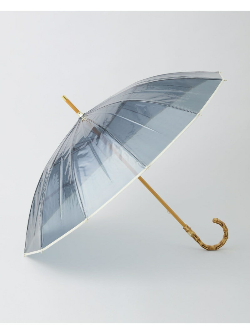 トラディショナルウェザーウェア Traditional Weatherwear CLEAR UMBRELLA BAMBOO トラディショナル ウェザーウェア ファッション雑貨 傘・長傘 ブルー ブラウン【送料無料】