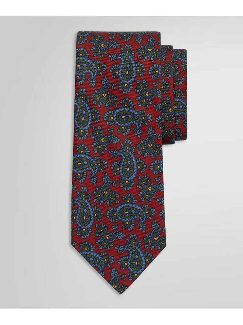 【SALE/20%OFF】BROOKS BROTHERS シルク 36oz ブリティッシュ ペイズリープリントタイ ブルックス ブラザーズ スーツ・フォーマル ネクタイ・蝶ネクタイ レッド【RBA_E】【送料無料】