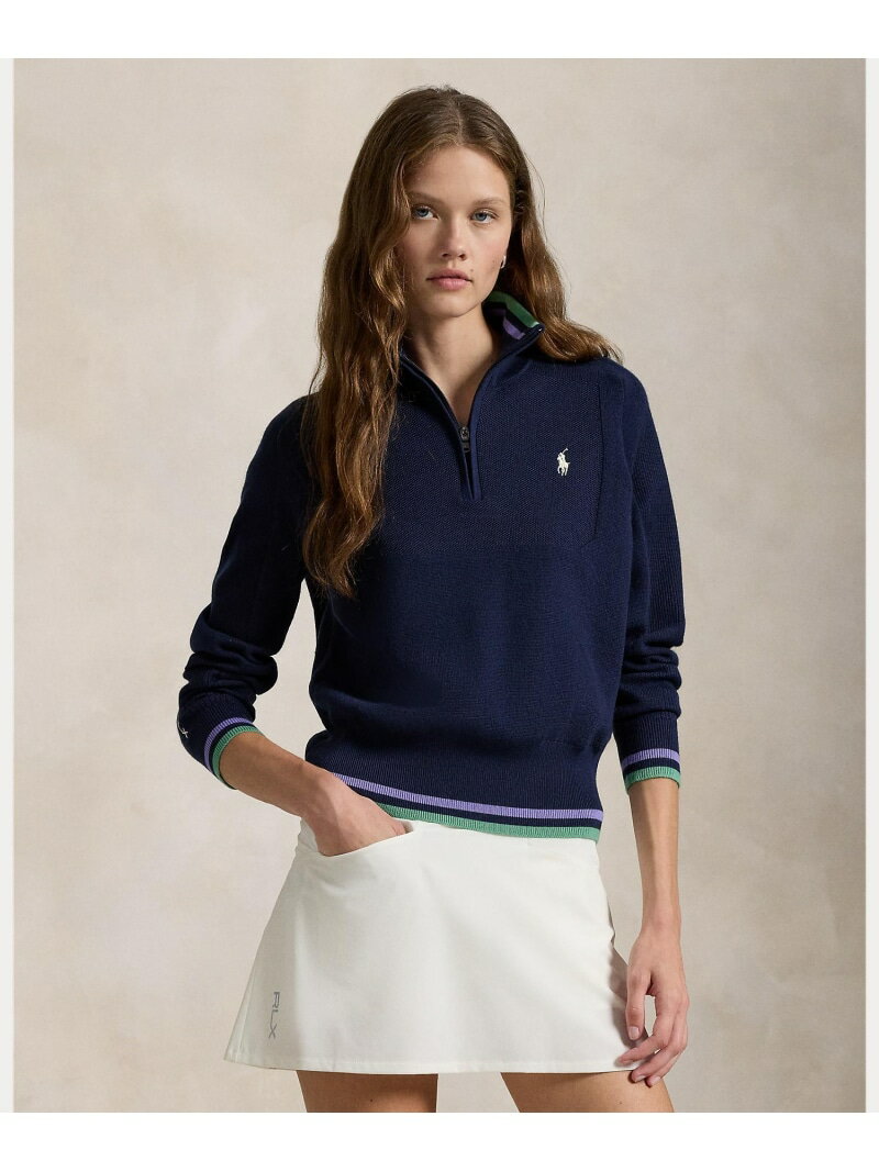 POLO GOLF/RLX Golf (RLX)パフォーマンス クォータージップ セーター ラルフローレン スポーツ・アウトドア用品 その他のスポーツ・アウトドア用品 ネイビー【送料無料】