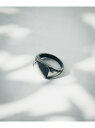 【SALE/20%OFF】CALM CALM/(U)【CALM】BRASS Square Signet Ring レアリゼ アクセサリー・腕時計 リング・指輪 ブラック シルバー ゴールド【RBA_E】