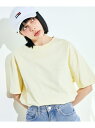 【SALE／5%OFF】TOMMY JEANS (U)TOMMY HILFIGER(トミーヒルフィガー) レギュラーシグネチャーTシャツ トミーヒルフィガー トップス カットソー・Tシャツ イエロー ブラック ブルー ベージュ ホワイト【RBA_E】【送料無料】