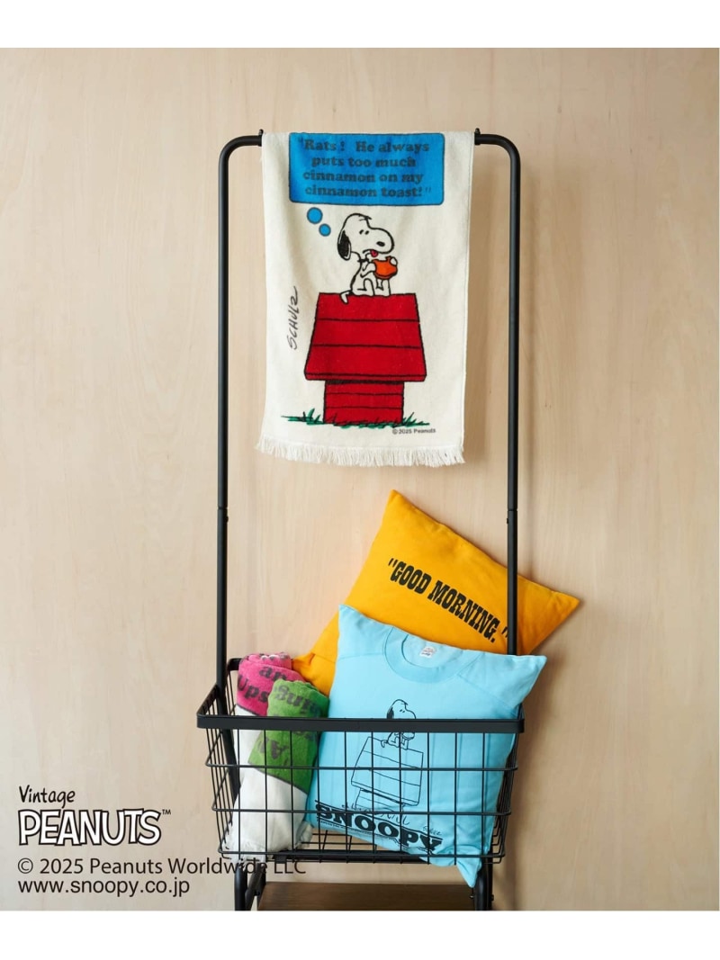 JOURNAL STANDARD FURNITURE 【PEANUTS*JOURNAL STANDARD FURNITURE】FACE TOWEL フェイスタオル ジャーナルスタンダードファニチャー インテリア・生活雑貨 タオル オレンジ グリーン ピンク ブルー