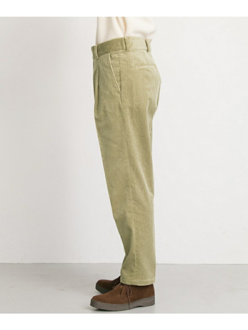Freemans Sporting Club JP Corduroy Pleated Pants UF86-14B006: Beige