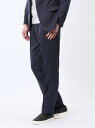 TAKA-Q 軽量 スリムフィット ノータックパンツ バーズアイ紺(セットアップ可能) 【25SS】 メンズ パンツ ボトム カジュアル ビジネス 通勤 仕事 ...