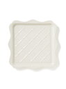 【SALE/10%OFF】Francfranc フリル トーストプレート フランフラン 食器・調理器具・キッチン用品 食器・皿 ホワイト【RBA_E】