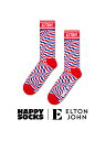 Happy Socks Happy Socks * Elton John Elton John Striped クルー丈 ソックス 靴下 ナイガイ 靴下・レッグ...