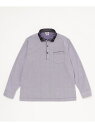 JOSEPH ABBOUD 【キングサイズ】OGバックシャンブレーカノコ ポロシャツ ジョセフアブード トップス ポロシャツ ネイビー ブルー パープル ブラウン【送料無料】(4)