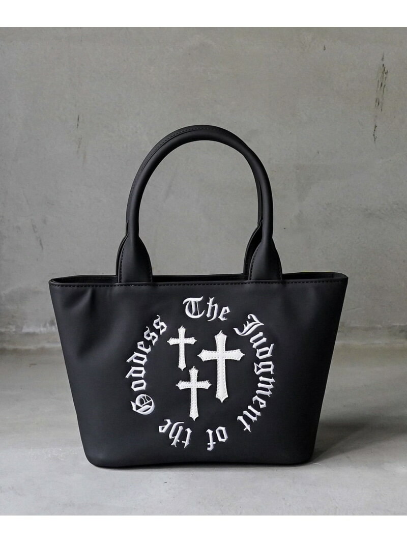 Retro Engine RTEG Cross Patch mini tote アダムスジャグラー バッグ トートバッグ ブラック シルバー..