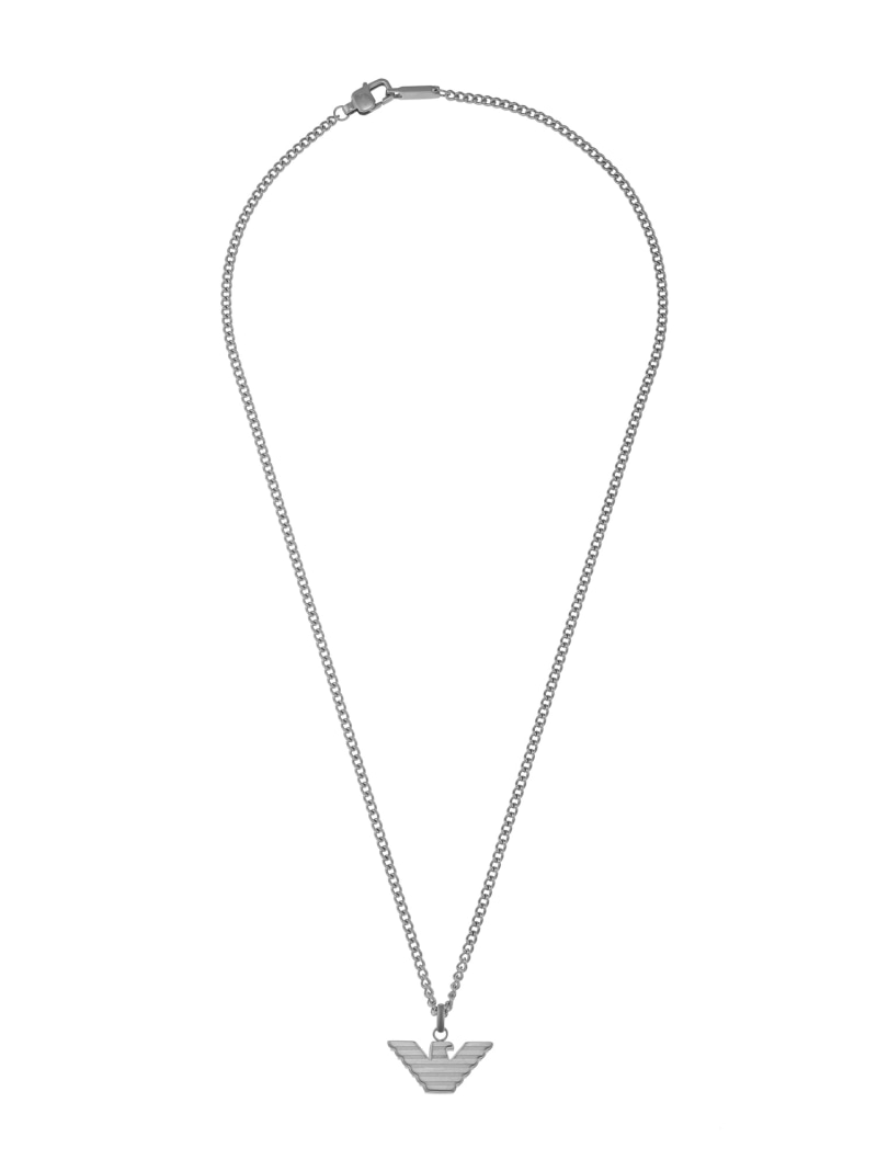 エンポリオ・アルマーニ 腕時計（メンズ） EMPORIO ARMANI Silver-Tone Necklace EGS2916040 ウォッチステーションインターナショナル アクセサリー・腕時計 ネックレス シルバー【送料無料】