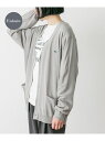【SALE/50%OFF】URBAN RESEARCH DOORS 『UVカット/接触冷感』『別注』PENNEYS*DOORS THE FOX クールタッチカーディガン アーバンリサーチドアーズ トップス カーディガン ネイビー グレー ブラウン【RBA_E】【送料無料】