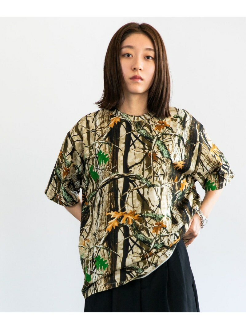 【SALE／50%OFF】SHIPS MEN City Ambient Products: ツリー カモフラージュ プリント Tシャツ シップス..