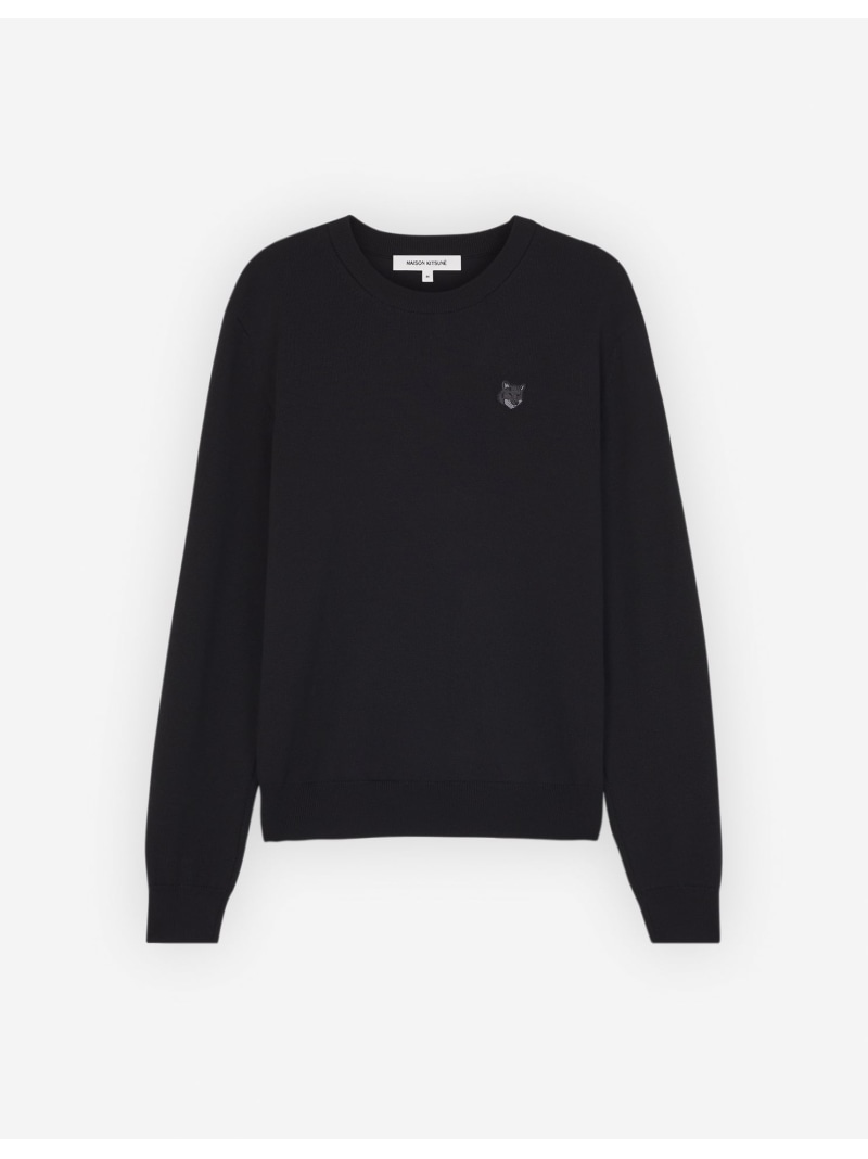 Maison Kitsune Maison Kitsune/(M)BOLD FOX HEAD PATCH REGULAR JUMPER ] Lcl gbvX jbg ubN lCr[yz