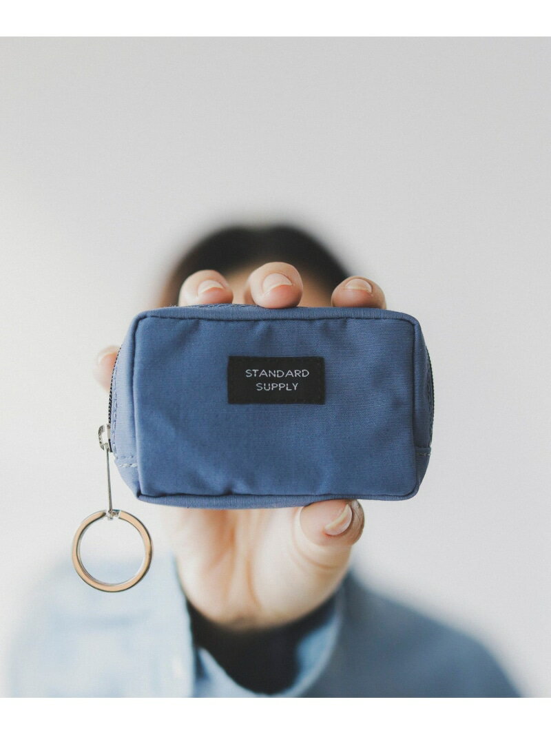 bPr BEAMS 【別注】STANDARD SUPPLY / スクエアポーチ S ビームス メン 財布・ポーチ・ケース ポーチ ブラック ピンク ブルー オレンジ