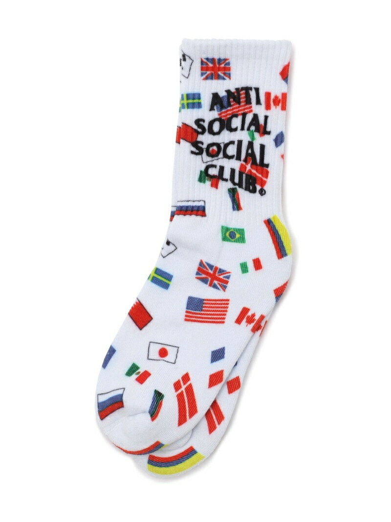 【SALE／8%OFF】LHP AntiSocialSocialClub/アンチソーシャルソーシャルクラブ/BUSINESS SOCKS エルエイチピー 靴下・レッグウェア 靴下 ホワイト ブラック【RBA_E】【送料無料】