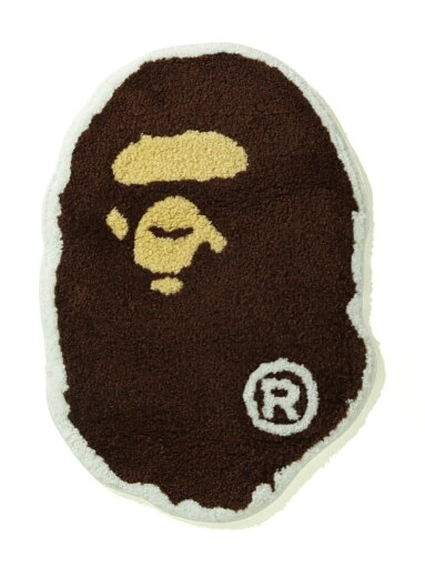 A BATHING APE BIG APE HEAD RUG MAT M ア ベイシング エイプ インテリア・生活雑貨 カーペット・ラグ・マット ブラウン【送料無料】 A BATHING APE BIG APE HEAD RUG MAT M ア ベイシング エイプ インテリア・生活雑貨 カーペット・ラグ・マット ブラウン【送料無料】