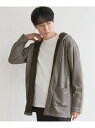 ikka フェイクスエードフーディカン イッカ トップス その他のトップス ブラック グレー【送料無料】