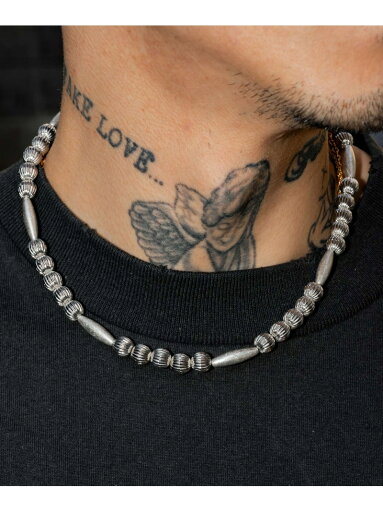Subciety Metallic beads necklace サブサエティ アクセサリー・腕時計 ネックレス シルバー【送料無料】 Subciety Metallic beads necklace サブサエティ アクセサリー・腕時計 ネックレス シルバー【送料無料】