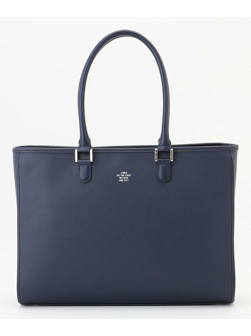 J.PRESS 【定番】サフィアーノトートバッグ ジェイプレス バッグ ビジネスバッグ・ブリーフケース ネイ..