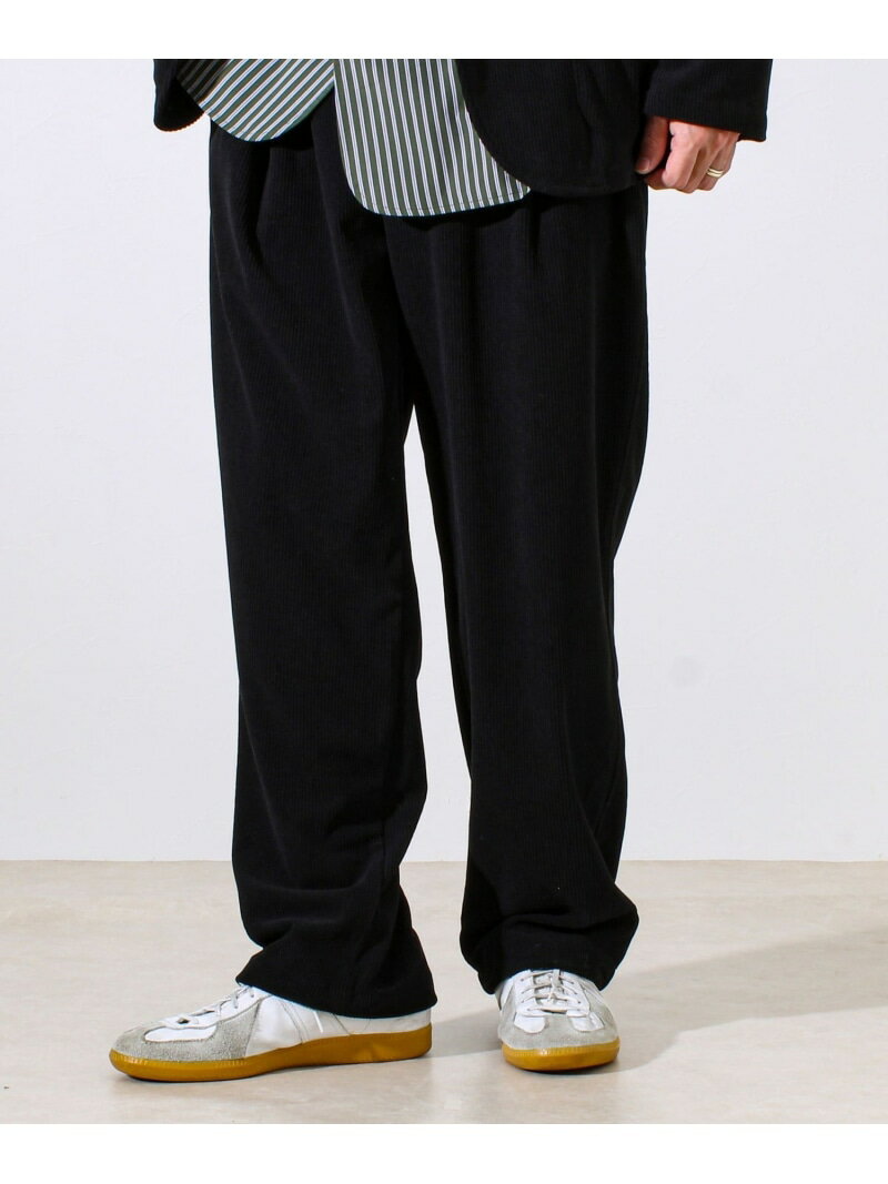 GLOSTER 【セットアップ対応可能】コーデュロイ オールマイティイージーパンツ フレディ アンド グロスター パンツ その他のパンツ ブラック ブルー ブラウン【先行予約】*【送料無料】