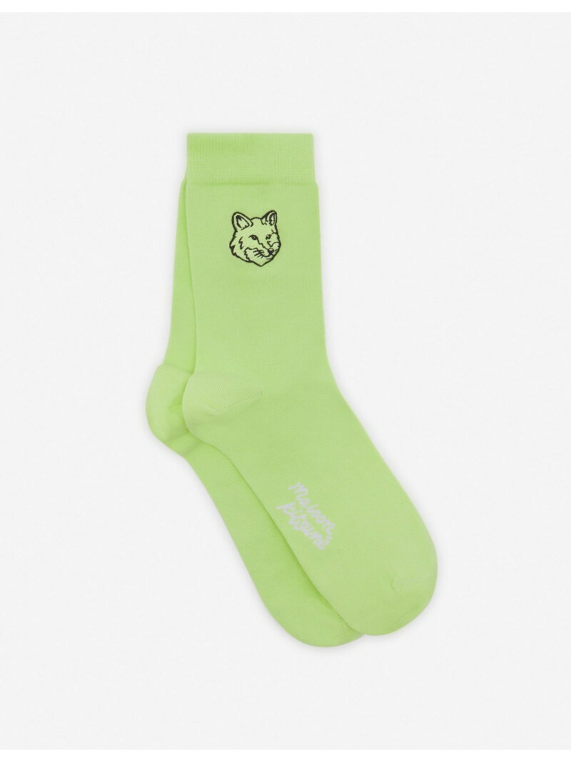 Maison Kitsune Maison Kitsune/(M)BOLD FOX HEAD SOCKS ] Lcl CEbOEFA C CG[yz