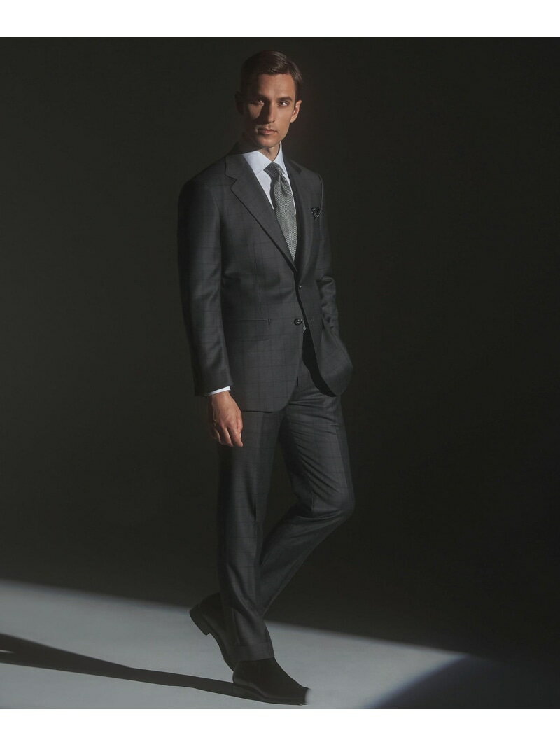 GOTAIRIKU 【ZEGNA/ゼニア】TROFEO/トロフェオ スーツ(グレー×格子) ゴタイリク スーツ・フォーマル セットアップスーツ グレー【送料無料...