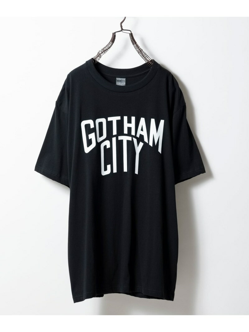 NUMBER (N)INE GOTHAM CITY T-SHIRT ナンバーナイン トップス カットソー Tシャツ ブラック ホワイト【送料無料】