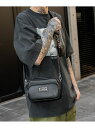Subciety Multi pocket leather bag サブサエティ バッグ ショルダーバッグ レッド ブラック【送料無料】