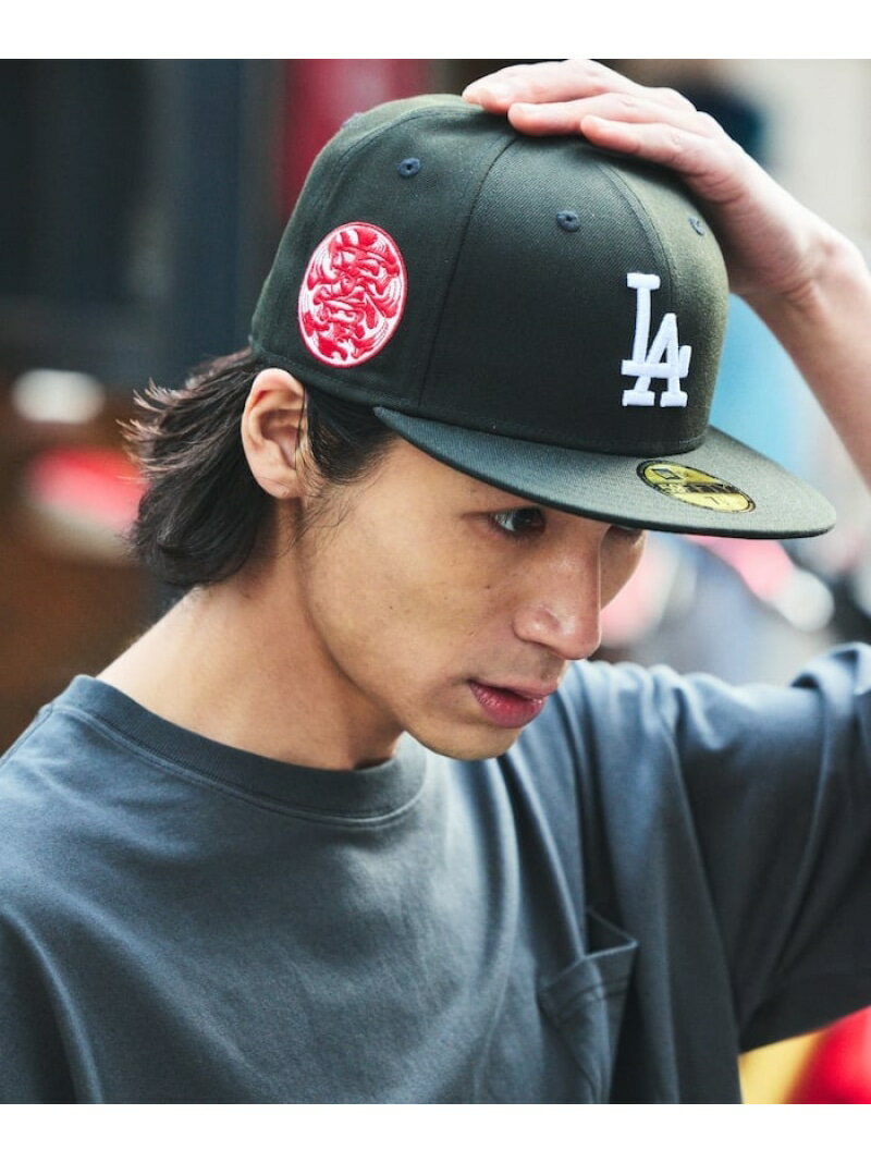 NEW ERA 59FIFTY MLB TOKYO SERIES 2025 / ロサンゼルス・ドジャース / 東京サイドパッチ 【限定展開】 フリークスストア 帽子 キャップ ブラック【送料無料】のサムネイル