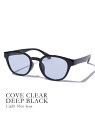 jugaad14 jugaad14/【COVE】 CLEAR deep blackフレーム サングラス セットアップセブン ファッション雑貨 サングラス ブラッ...