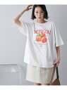 Discoat 【ユニセックス】アソートフルーツグラフィックTシャツ ディスコート トップス カットソー・Tシャツ グリーン ブルー オレンジ【送料無料】