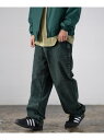 【SALE/25%OFF】improves オーバーダイ加工 デニム バギーパンツ インプローブス パンツ ジーンズ・デニムパンツ グリーン ピンク オレンジ パープル【RBA_E】【送料無料】