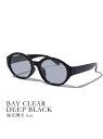 jugaad14 jugaad14/【BAY】 CLEAR deep blackフレームサングラス セットアップセブン ファッション雑貨 サングラス ブラック【...