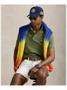 POLO RALPH LAUREN カスタム スリム Polo ベア メッシュ ポロシャツ ラルフローレン トップス ポロシャツ グリーン【送料無料】