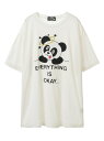 Candy Stripper EVERYTHING IS OKAY BIG TEE キャンディストリッパー トップス カットソー・Tシャツ ホワイト ブラック パープル【送料無料】