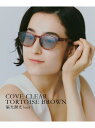jugaad14 jugaad14/【COVE】 CLEAR tortoise brownフレーム サングラス セットアップセブン ファッション雑貨 サングラス...