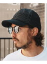 CAMBIO mko12812- Combination Baseball Like Cap ベースボール風キャップ カンビオ 帽子 キャップ ベージュ ブラッ...