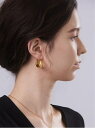 ieLS 金属アレルギー対応 「ieLS」ボリュームフープピアス ステンレス クークロワッサン アクセサリー・腕時計 リング・指輪 ゴールド シルバー【送料無料...