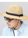 ReqHatter ハット メンズ レディース ペーパーハット 中折れハット 麦わらハット ツバ広 エー.エム.エス. 帽子 ハット ブラック ベージュ【送料無...