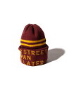 glamb Lettering Knit Cap グラム 帽子 ニット帽・ビーニー ワインレッド ブラック【先行予約】*【送料無料】